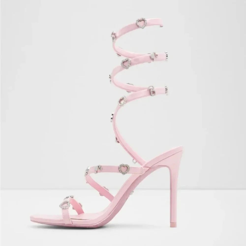 BRAND NEW BARBIE& ALDO SERENE  ANKLE STRAP PLAFORM SANDAL